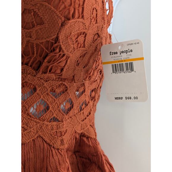 Free People Adella Lace Camisole Top - Picture 9 of 13